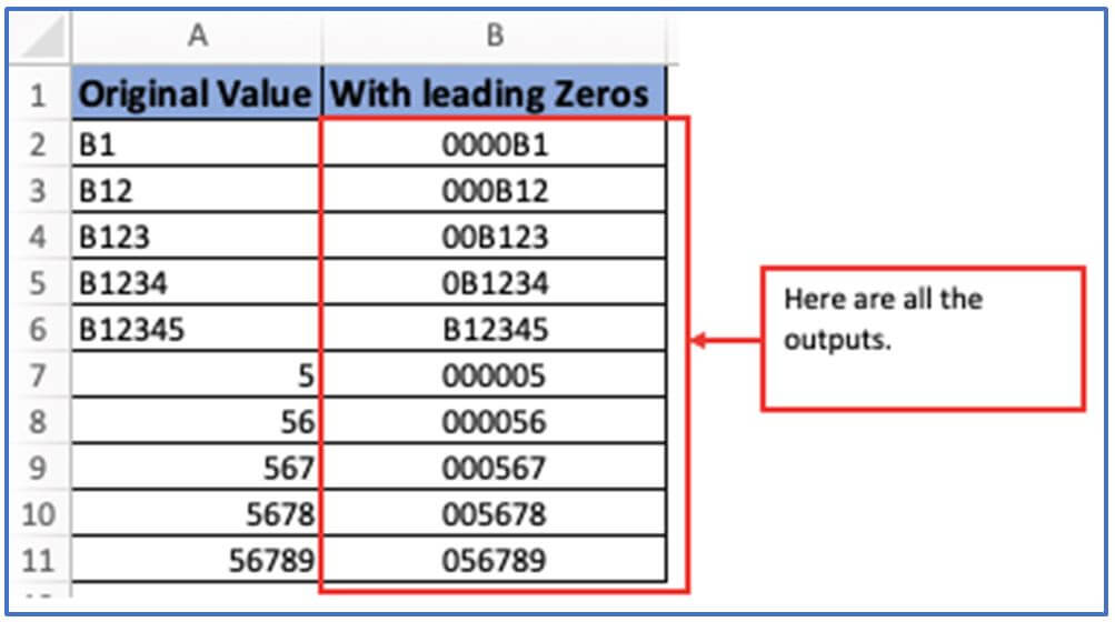 Methods of add or remove pad a number with zero