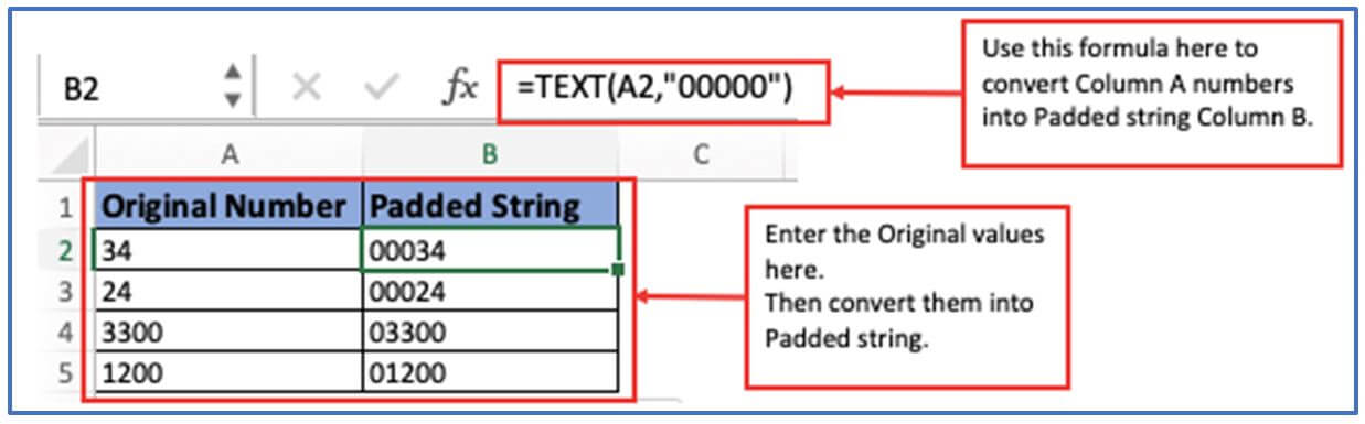 Methods of add or remove pad a number with zero